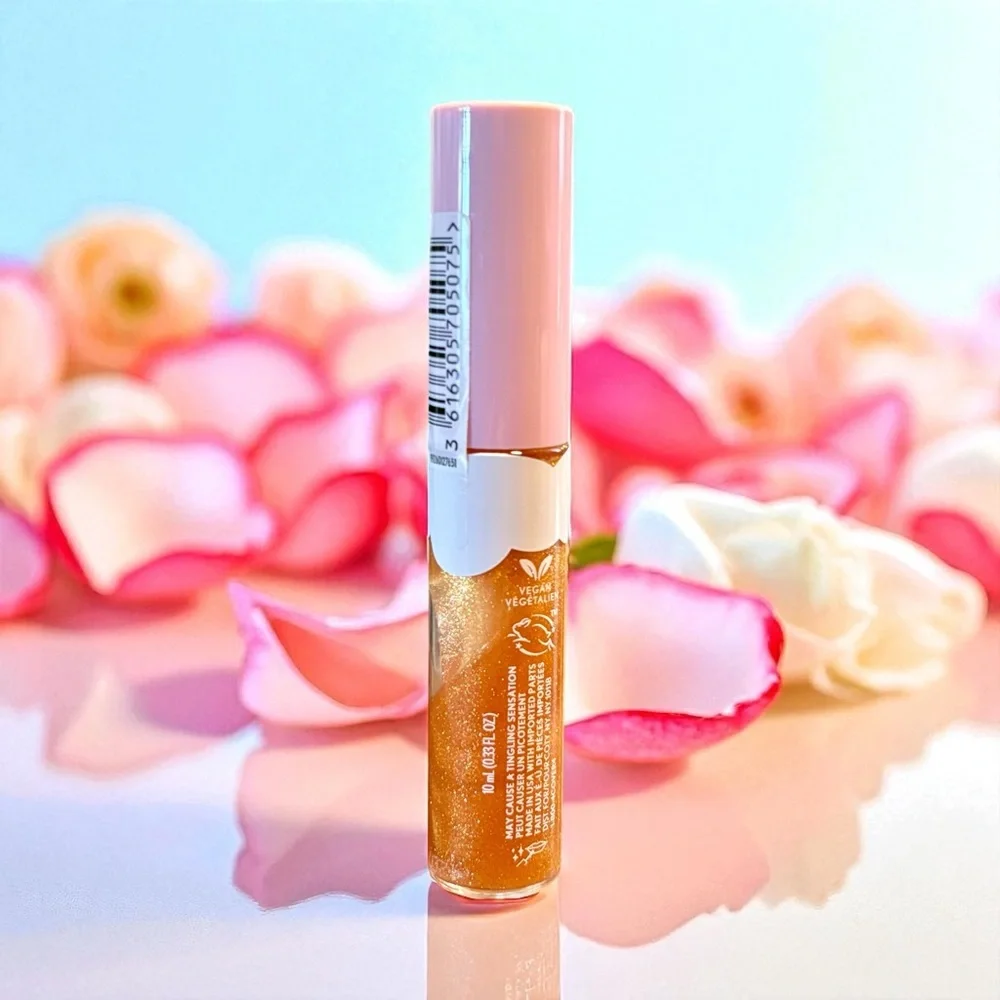 💎 CoverGirl Clean Fresh Yummy Gloss Plumper in Color It’s Gold Outside